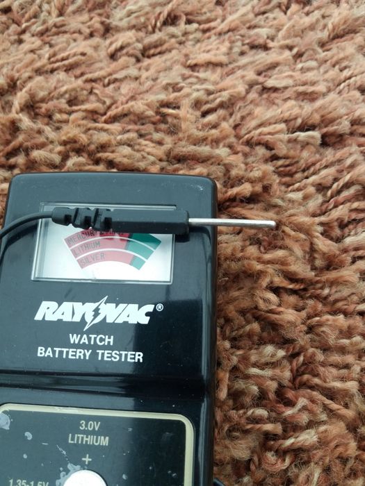 Verificador de carga de pilhas