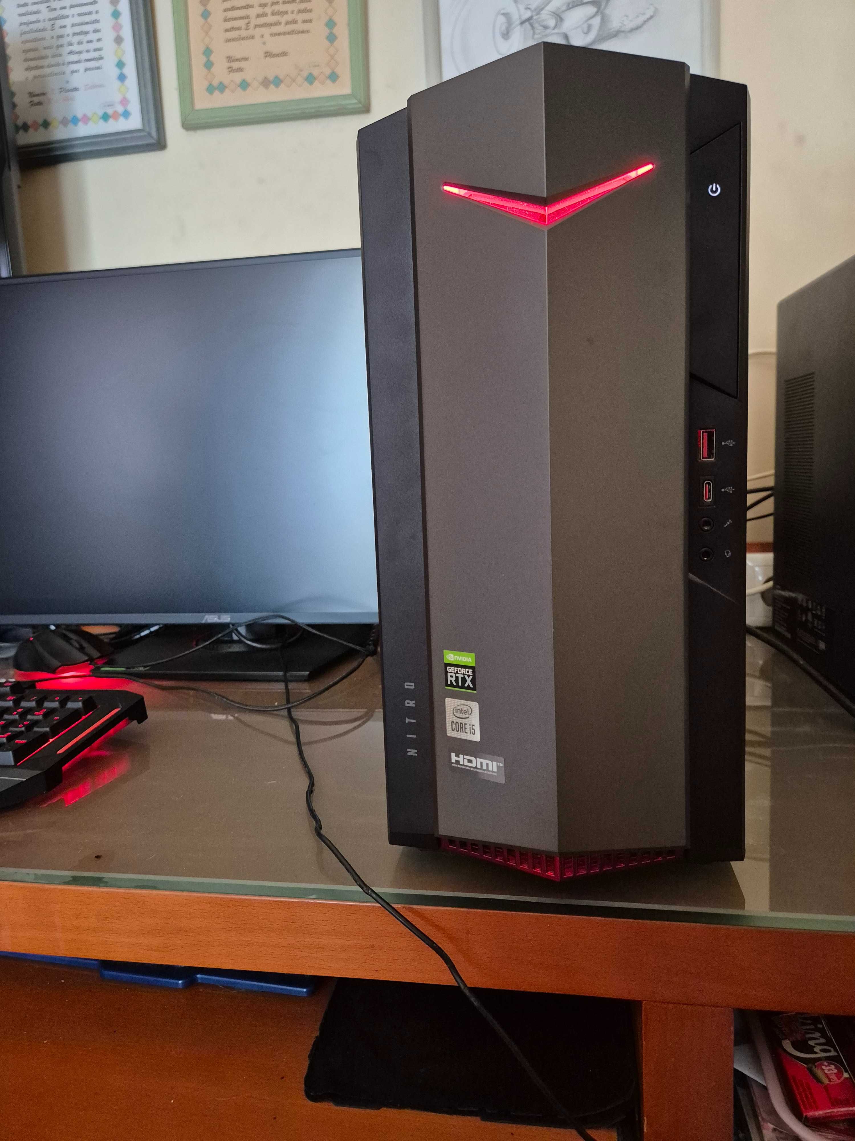 Setup Gaming [PC + Monitor)