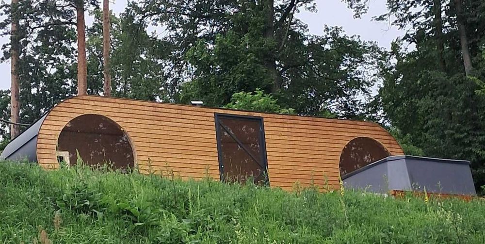 Sauna Jacuzzi SPA Balia Pływająca Houseboat Altana Domek Ogrodowy