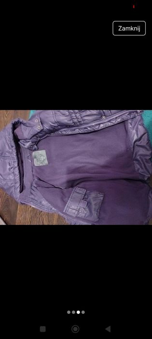 Kurtka zimowa dziewczynka 92