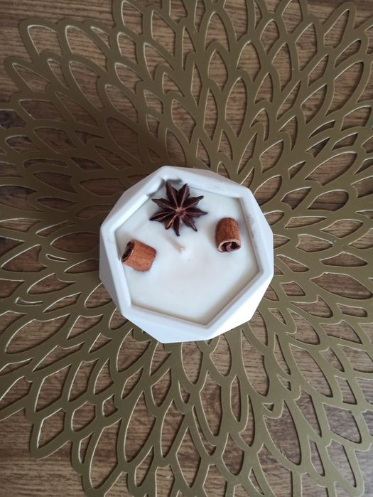 Аромасвічка ручної роботи 100 % соєвий віск