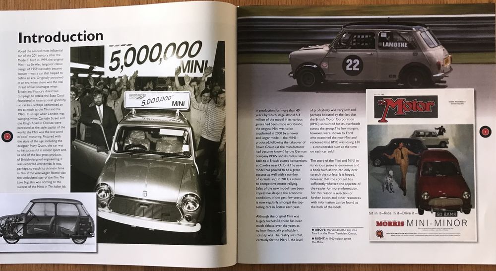 Mini Motoring Magic 50 Years of Mini (Livro+DVD)