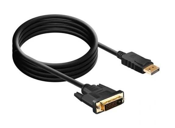 Przewód kabel DisplayPort - DVI-D, powystawowy ok 1.6m - 1.8m