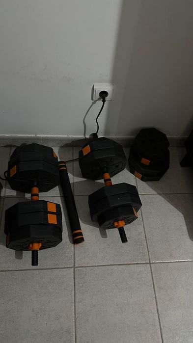 Halteres até 20 kg cada