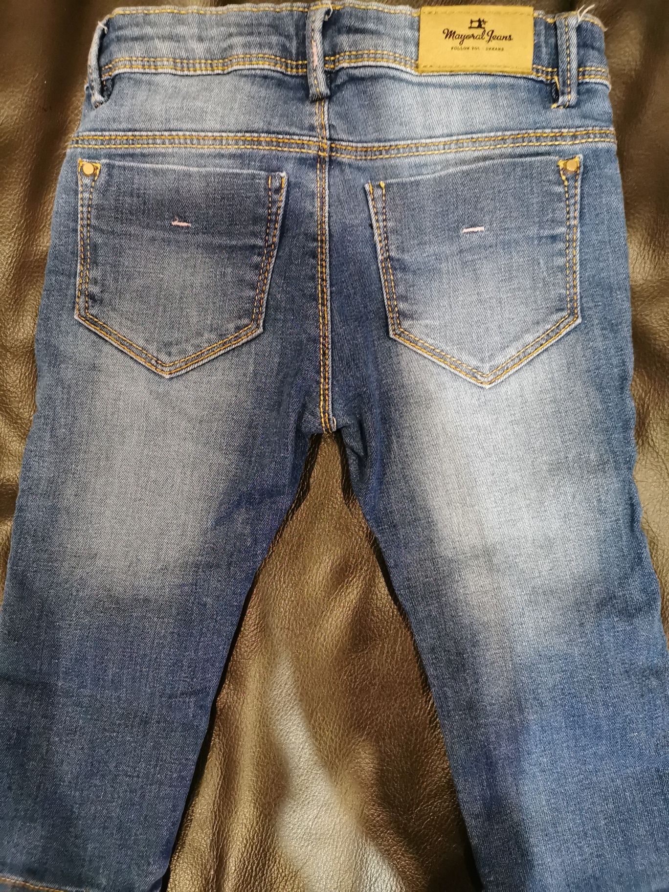 Mayoral Spodnie dżinsowe, jeansy, dżinsy rozmiar 74 stan bardzo dobry