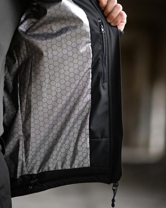 Чорный тактический зимний комплект/Зимовий тактичний комплект