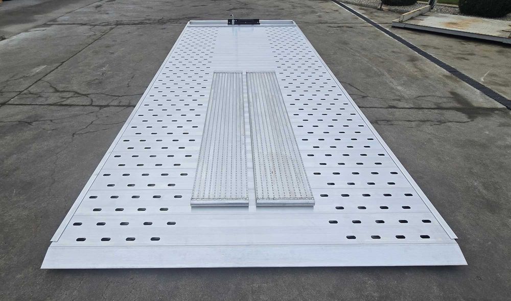 Platforma ALU 510x210cm+najazdy 2,5m Laweta Najazd Certyfikat VDI 2700