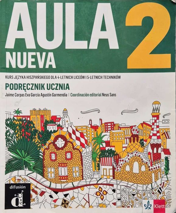 Podręcznik AULA NUEVA 2, j. hiszpański, stan bdb