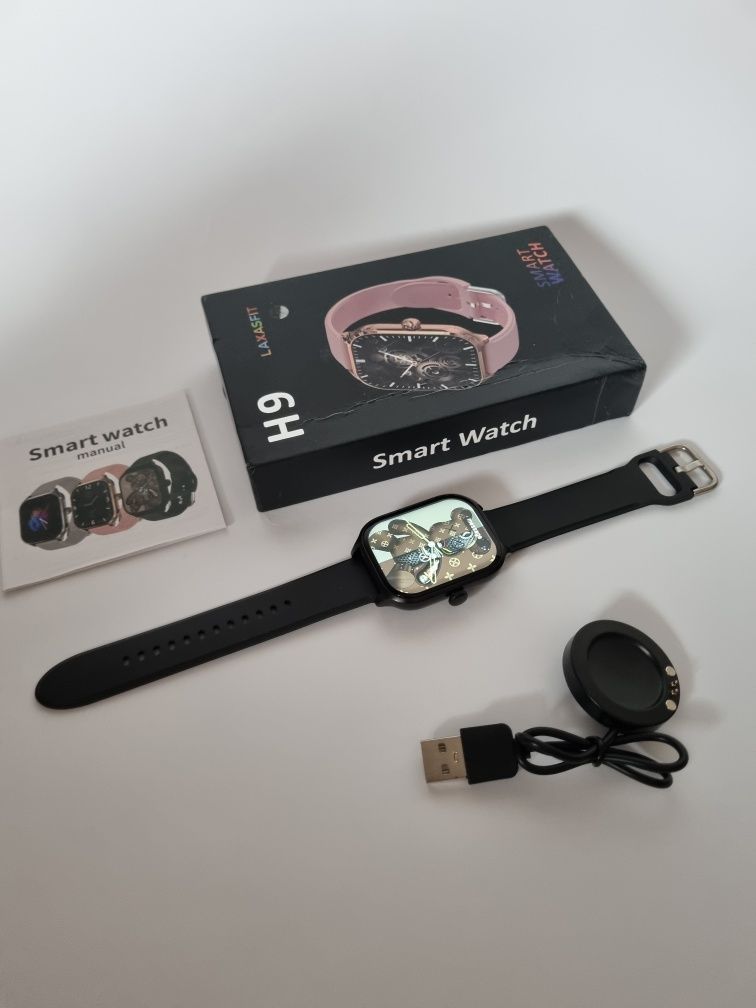 Smartwatch Czarny *menu PL rozmowy
