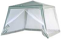 Беседка - шатер садовый 3х3 метра с москитными сетками и тентом