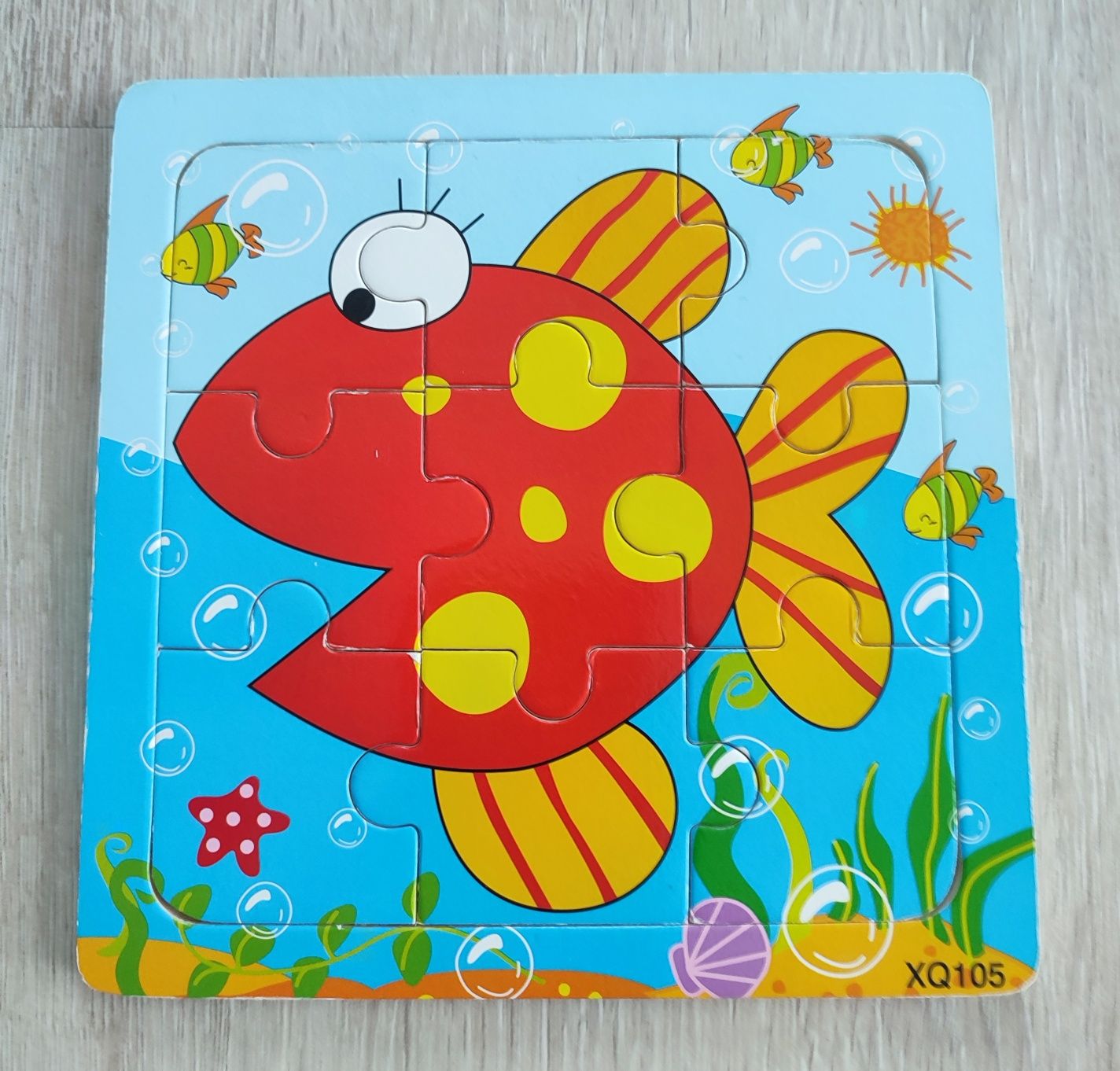 Puzzle drewniane ryba
