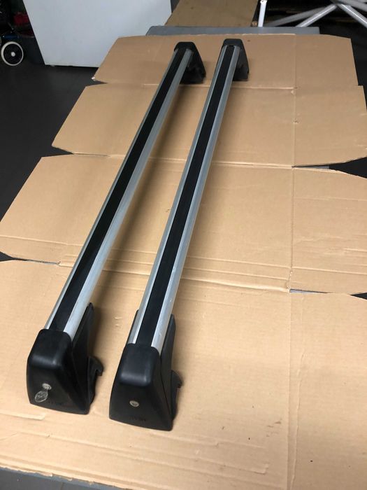 Oryginalny bagażnik dachowy na relingi alu do BMW X1 (E84)