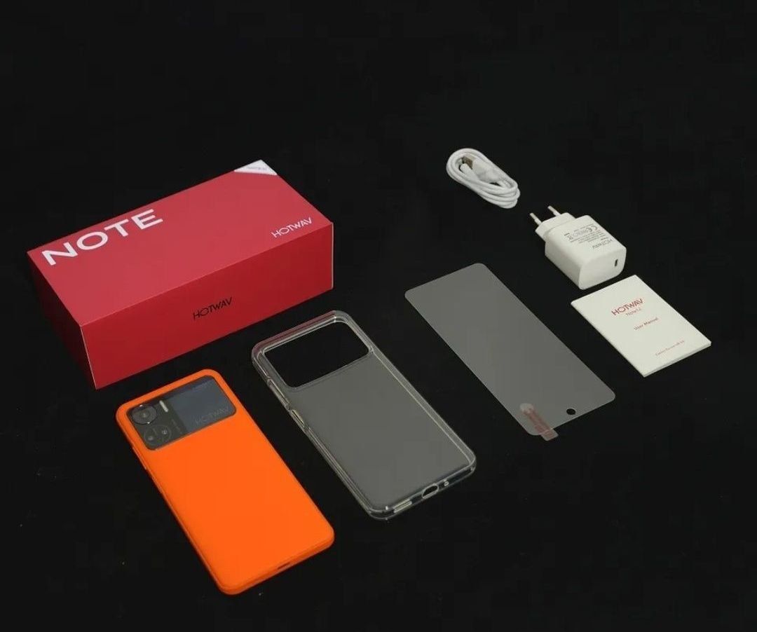 HOTWAV Note 12 смартфон, экран 6,8 дюймов, Android 13, 8 ГБ + 128 б/у