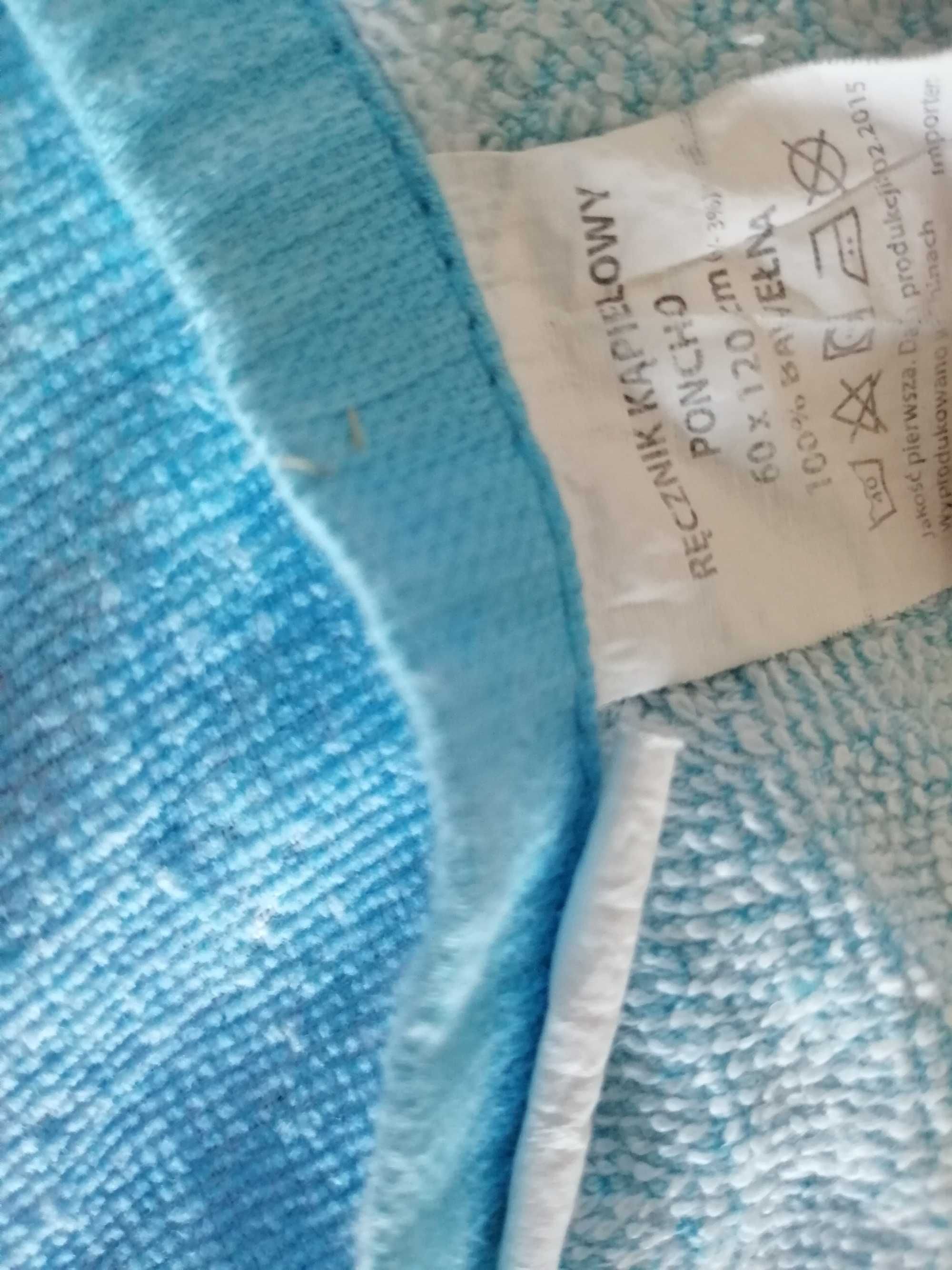 Ręcznik kąpielowy poncho Disney Frozen, 60x120 cm, 100% bawełna