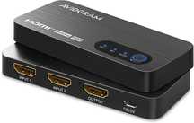 Перемикач HDMI 2.1 4K AVIDGRAM з ІЧ-пультом 3 порти 8K Auto HDMI 60 Hz
