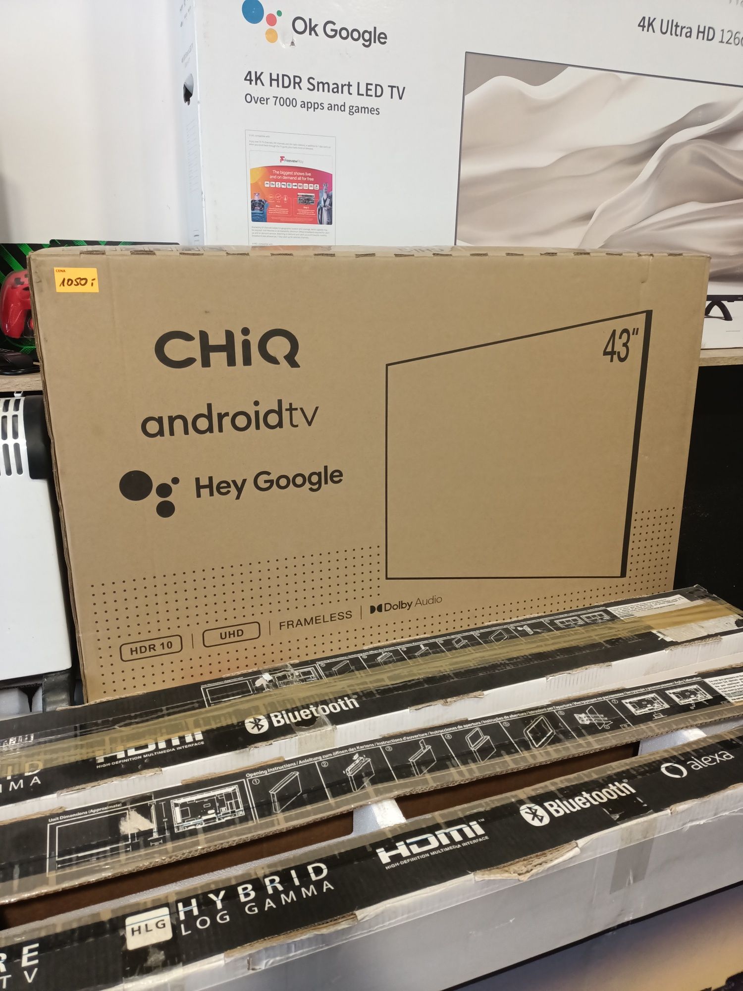 Tv CHiQ 43 całe android tv nowy