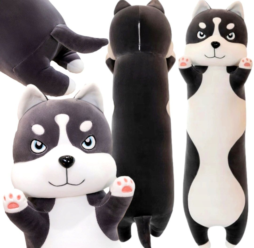 Maskotka Pies Husky 50cm pluszak
