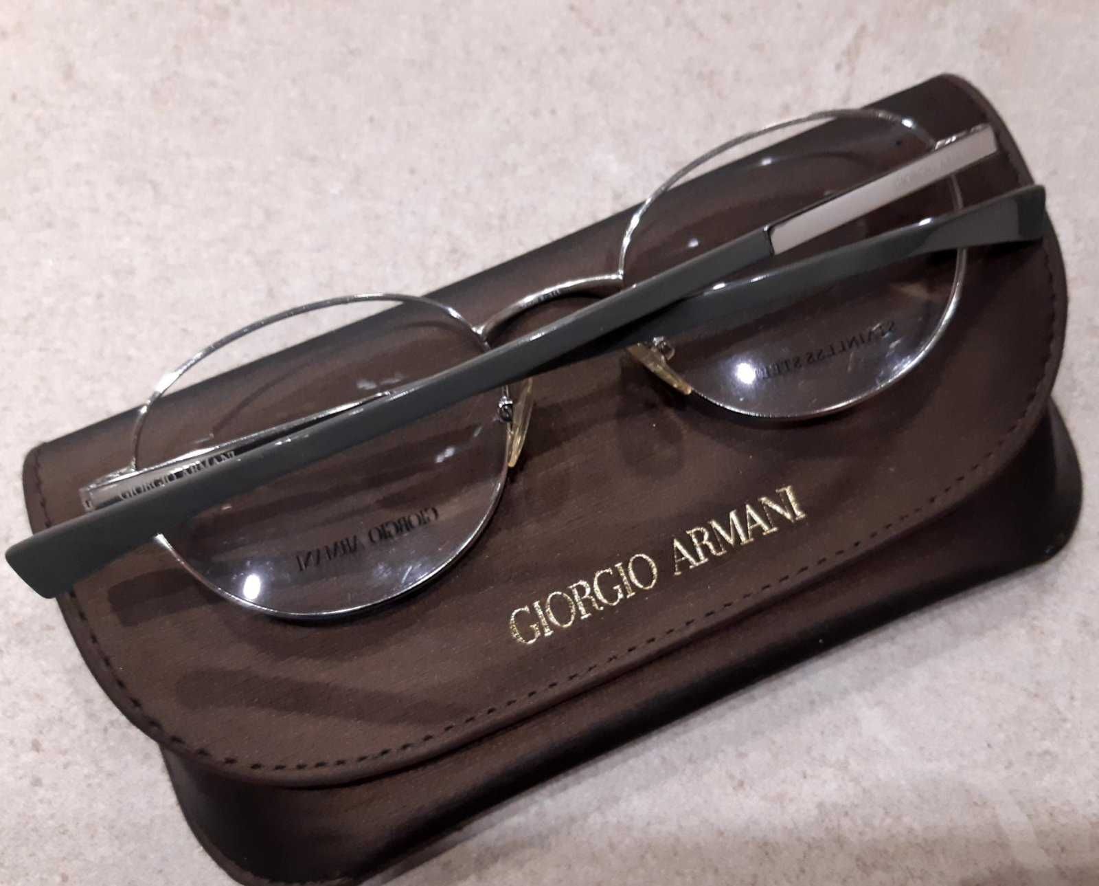 Metaliwe owalne okulary GA 625 010 od Georgio Armani!