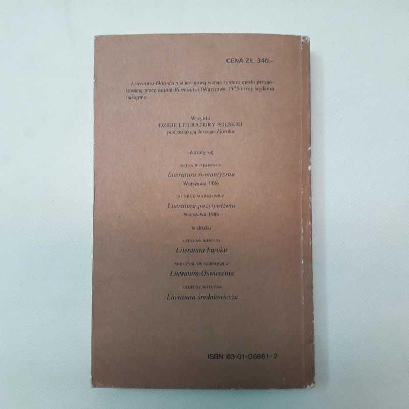 Literatura Odrodzenia - Jerzy Ziomek