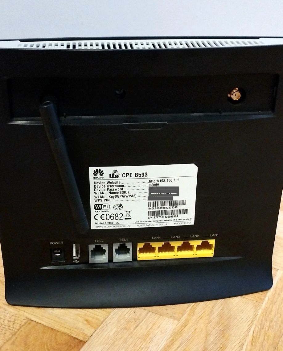 Router modem bezprzewodowy Huawei CPE B593CPE B593
