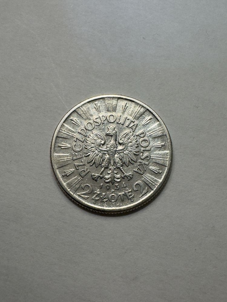 2 złote 1934r Piłsudski