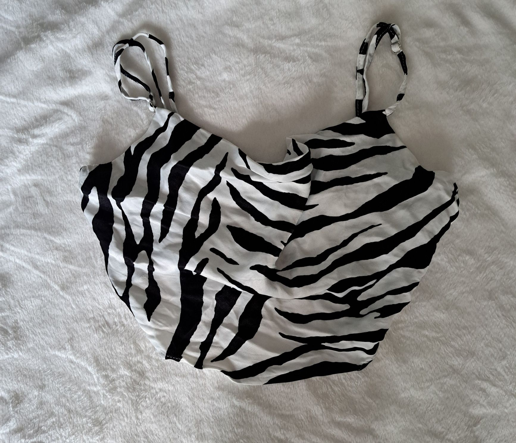 Top Bershka zebra S