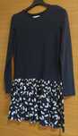 Vestido Duplo Efeito Marinho, 11A