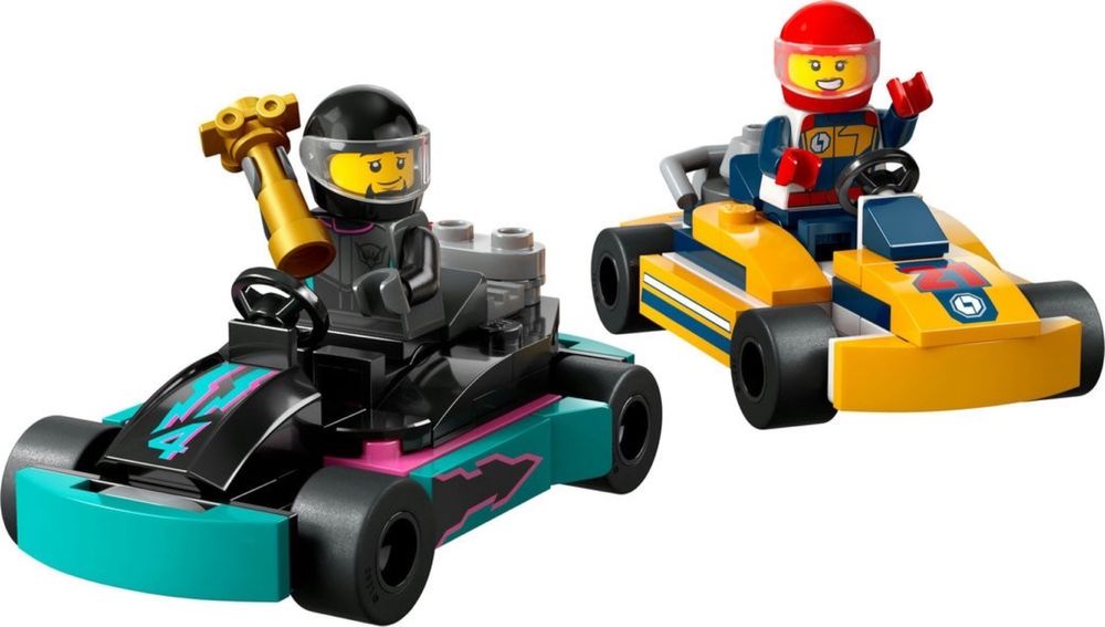 Конструктор LEGO City Картинг і гонщики (60400) лего