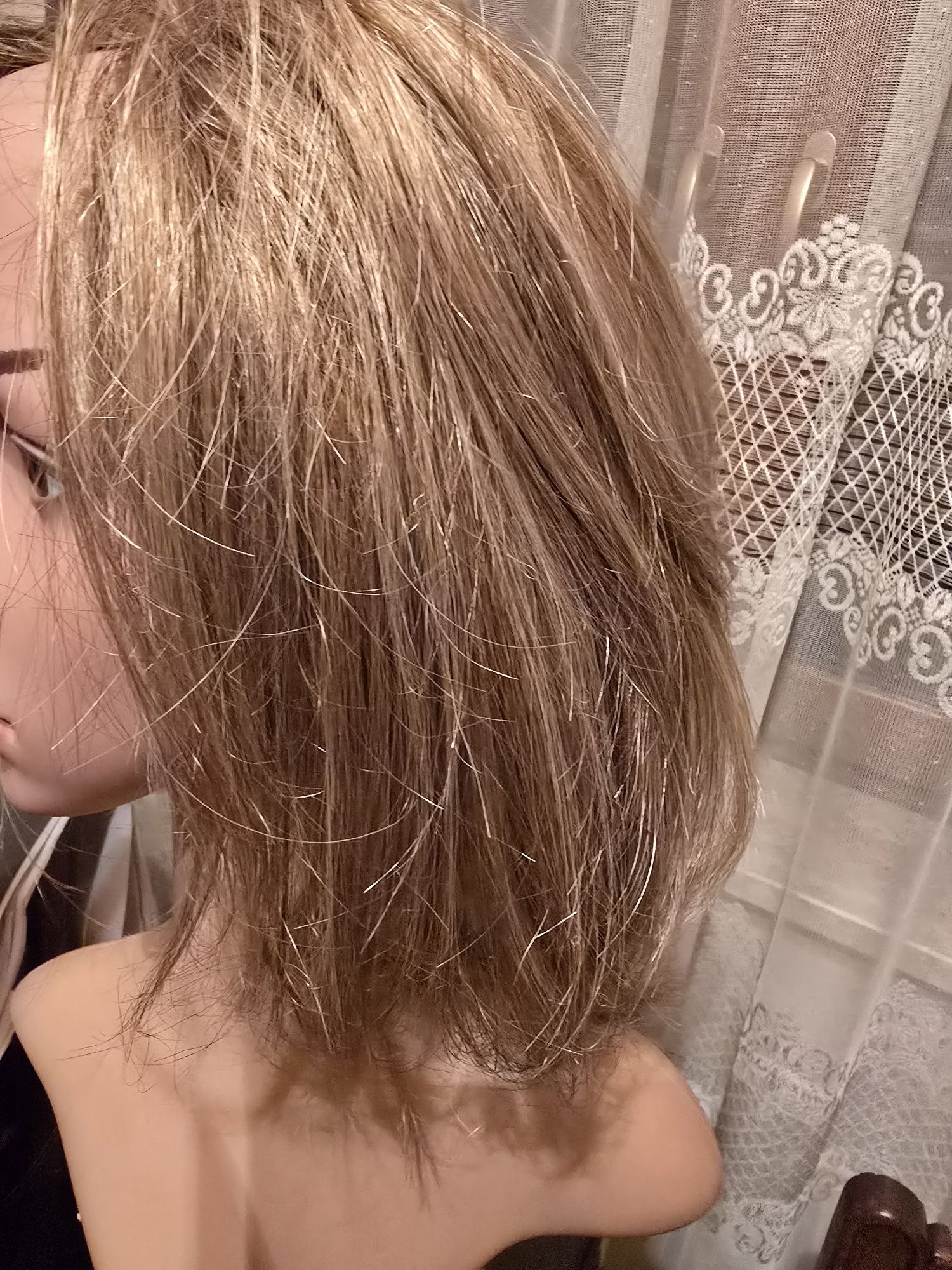 Gisela Mayer peruka, półperuka, topper blond