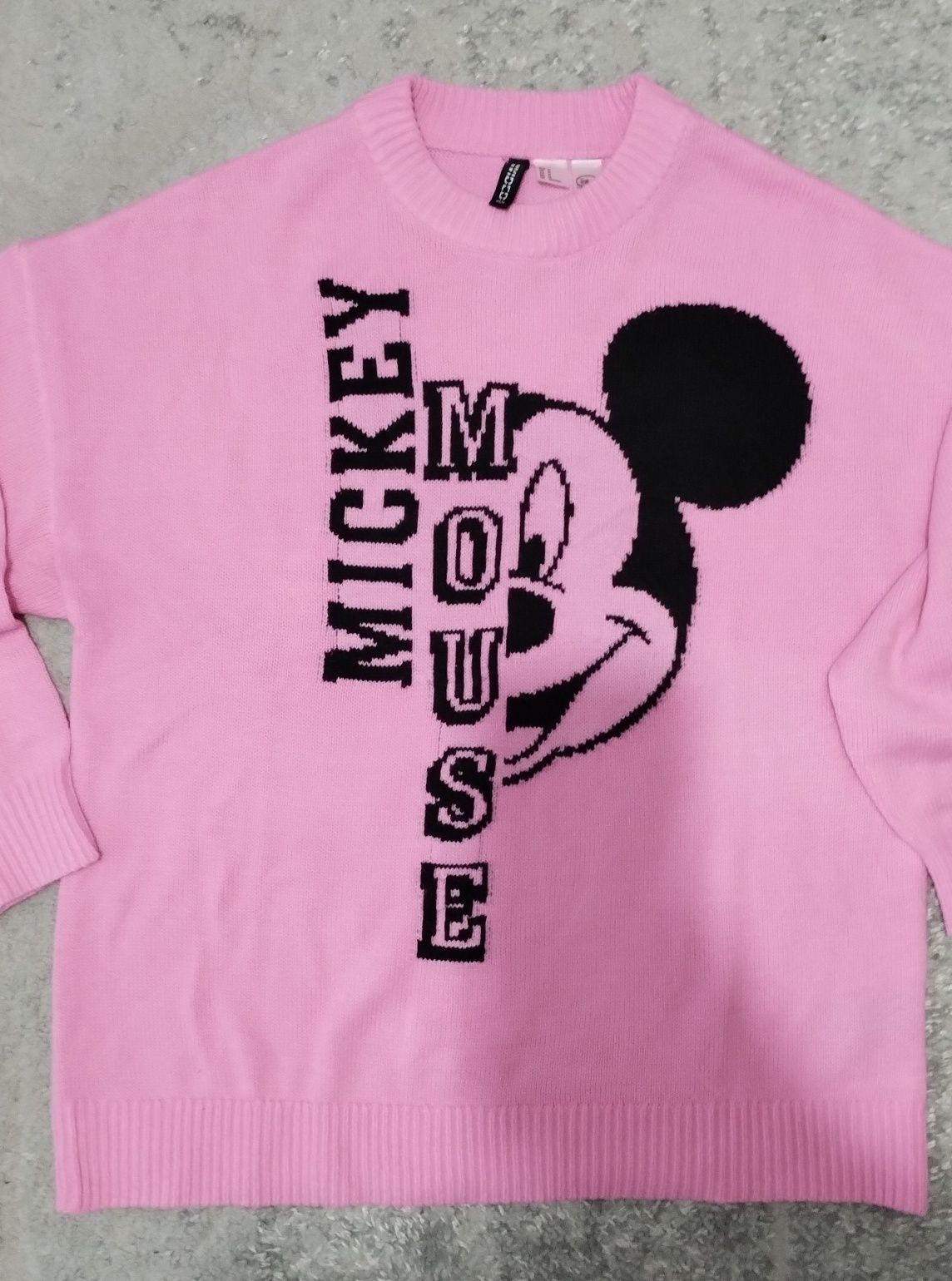 Żakardowy sweter H&M nowy Mickey Mouse