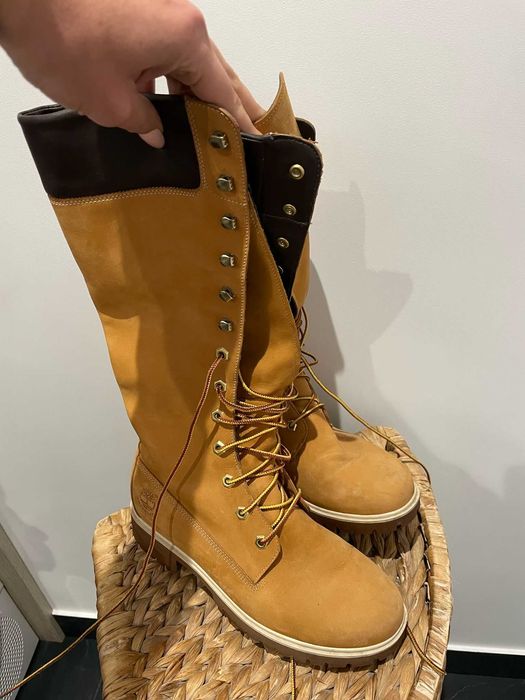 Timberland- Kozaki sznurowane 39 skórzane