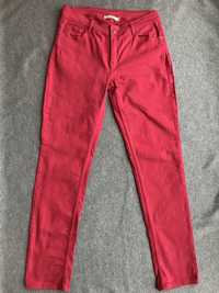 Spodnie jeansy Tatuum malinowe r. 38/40 idealny stan!