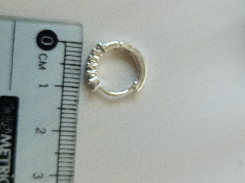 Male drobne klasyczne eleganckie wizytowe kolczyki srebro