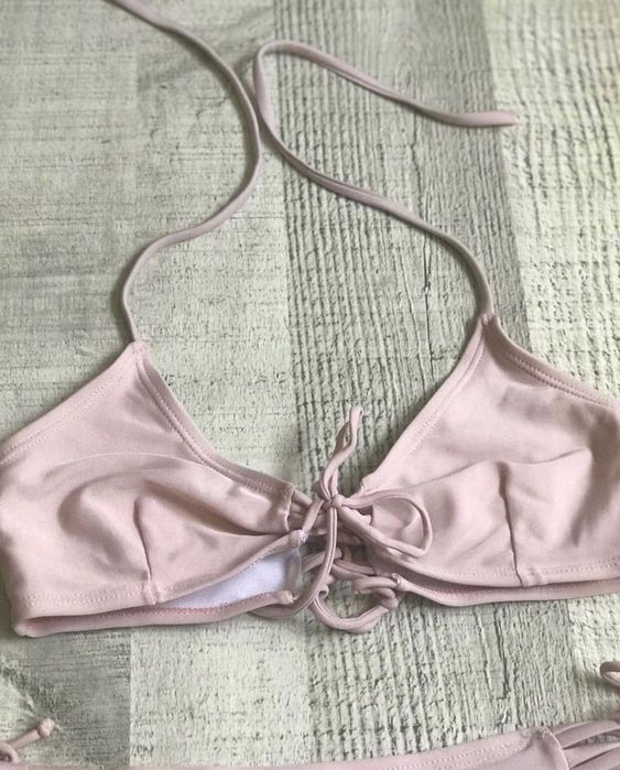 Bikini rosa bebé novo