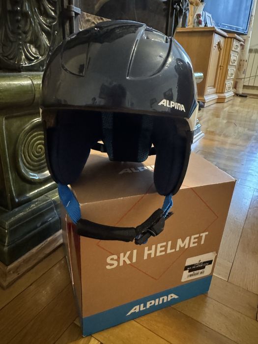 Nowy kask narciarski Alpina dziecięcy