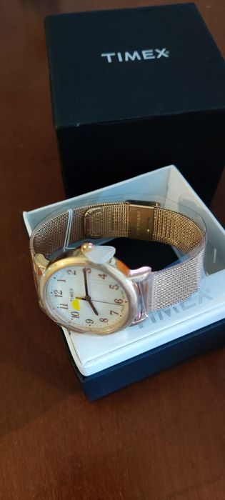 Relógio Timex rosa gold