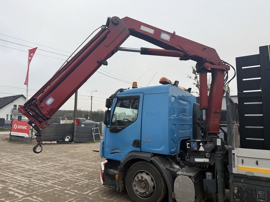 Volvo fe280 skrzynia + dzwig  HDS HMF (hiab palfinger ) na export