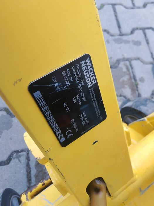 Zagęszczarka ubijarka 180kg Wacker Neuson DPU 3050