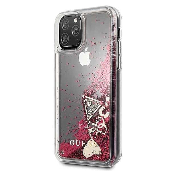 Guess Guhcn58glhflra iPhone 11 Pro 5,8" raspberry hard case Glitter He