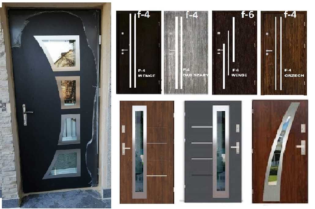 Drzwi zewnętrzne wejściowe do mieszkań z MONTAŻEM,  blok okazja !