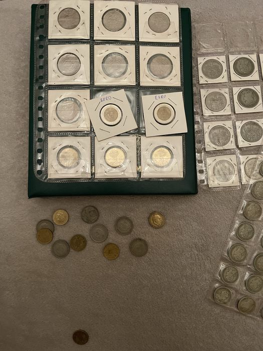 Colecao moedas antigas