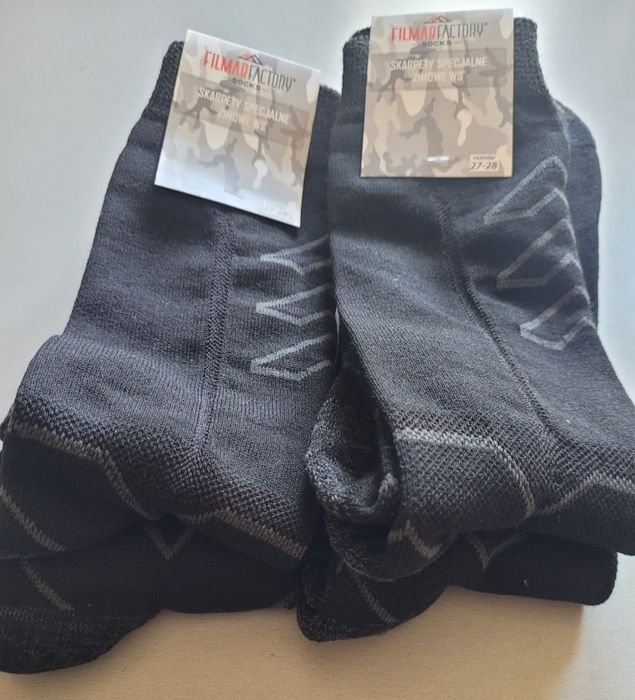 Zimowe skarpety specjalne wojskowe 27-28