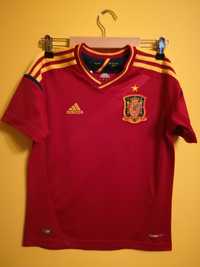 Koszulka 140 S ADIDAS Climacool ciemnoczerwona Espanola De Futbol