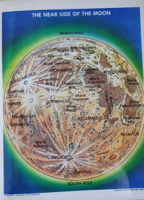 Livro Satellites Natural and Artificial - V.M. Abbott, 1ª Edição, 1972