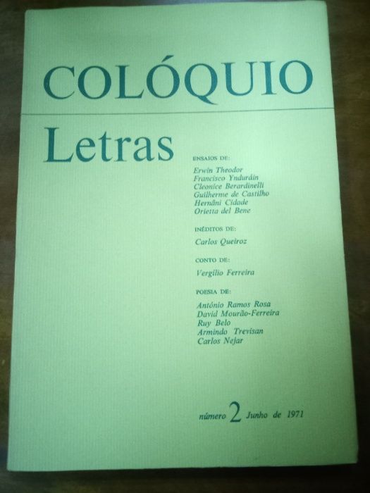 Revista Colóquio Letras - Hernâni Cidade e Jacinto do Prado Coelho