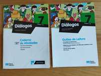 Caderno Atividades + Guião Leit. - DIÁLOGOS PORTUGUES 7 ano - Porto Ed