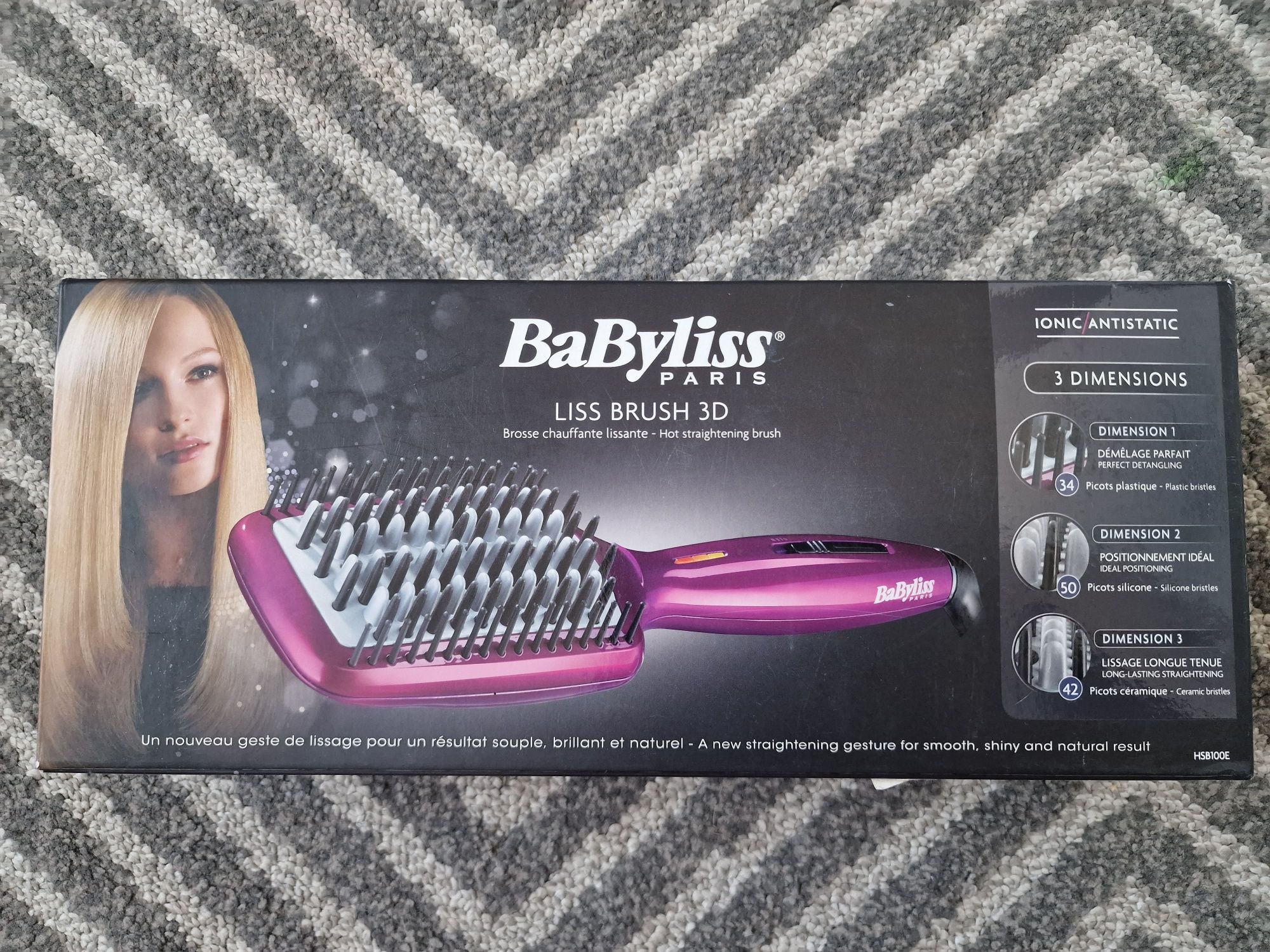 ***WARTO*** j. NOWA szczotka wygładzająca BaByliss brush 3D HSB100E