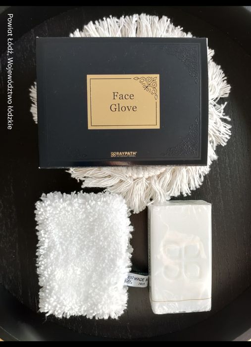 Face glove do demakijażu mydełko Raypath