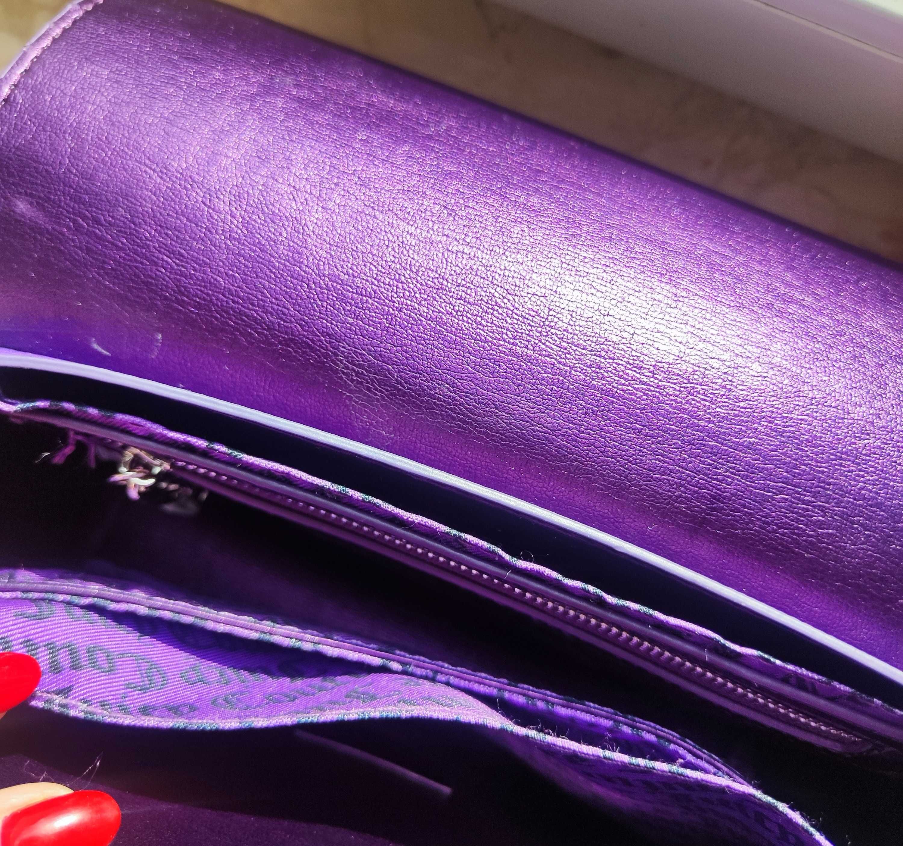 Torebka Juicy Couture Jasmine clutch purple fioletowa CCC eobuwie