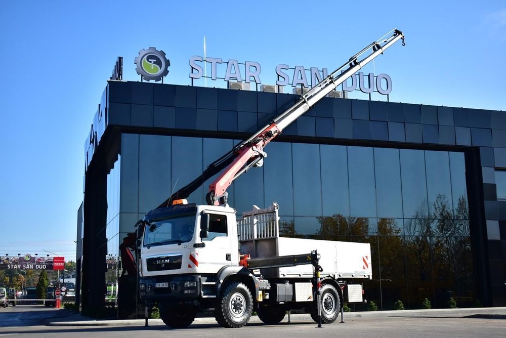 MAN TGM 18.340 4x4 PALFINGER PK 18002 HDS Żuraw Wciągarka  MAN TGM 18.340 4x4 PALFINGER PK 18002 HDS Żuraw Wciągarka